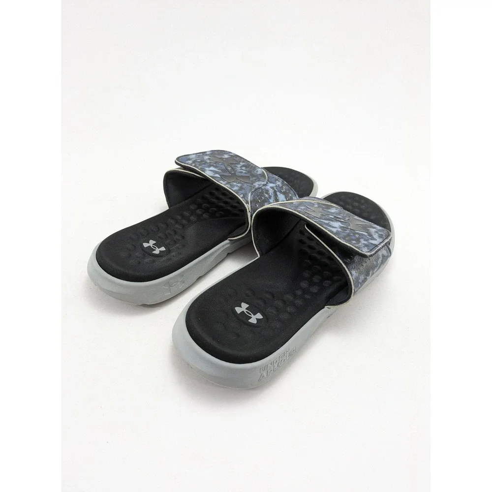 Mens‎ Under Armour Ignite Pro Graphic Comfort Foot Bed Slides Sandals Size 8